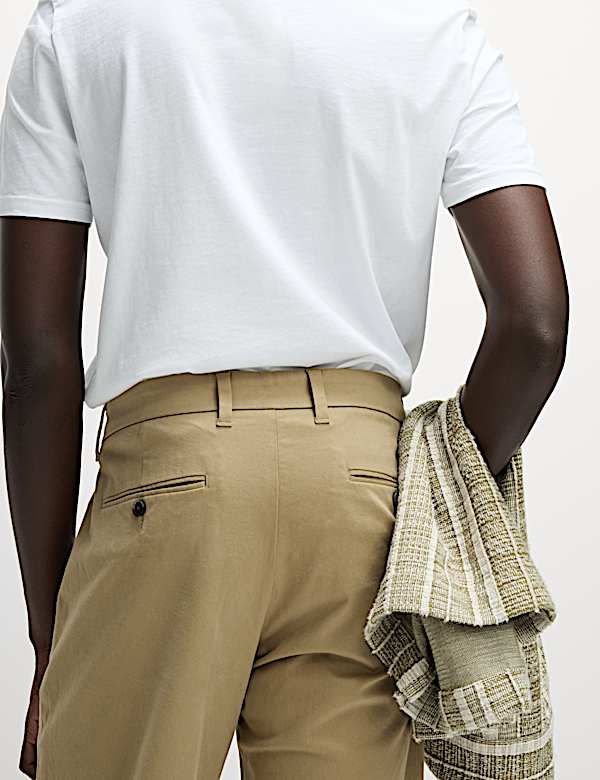 Loose Fit Stretch Chinos - JP