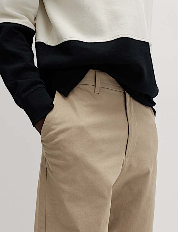 Loose Fit Stretch Chinos - CA