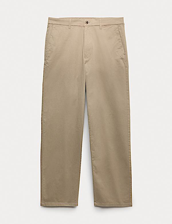 Loose Fit Stretch Chinos - CA