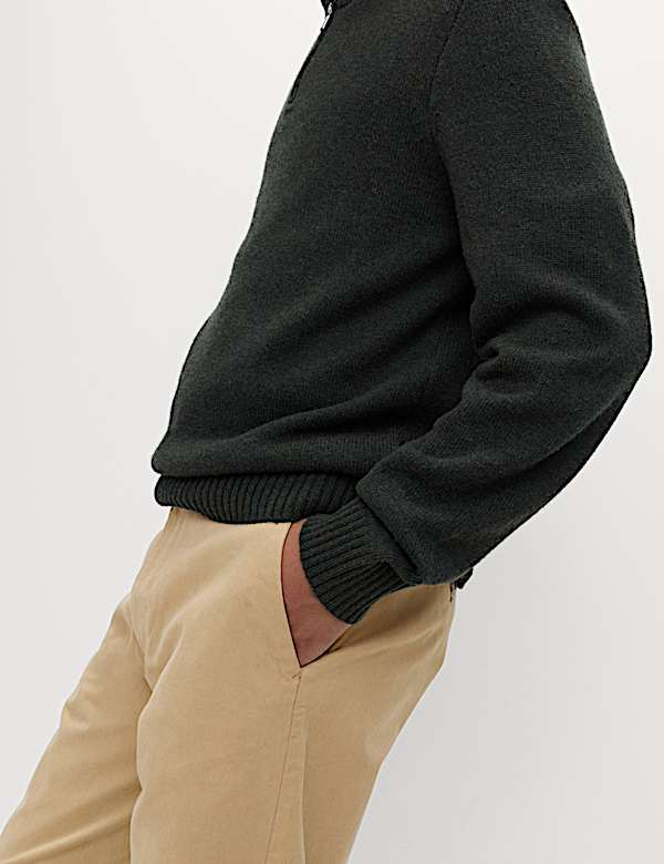 Loose Fit Stretch Chinos