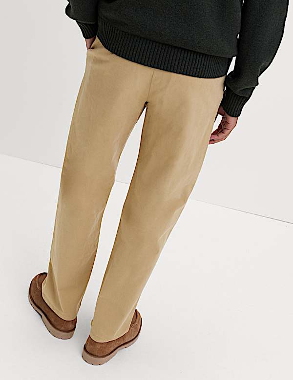 Loose Fit Stretch Chinos