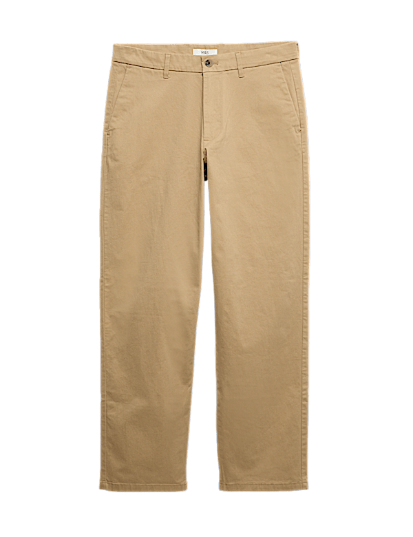 Loose Fit Stretch Chinos