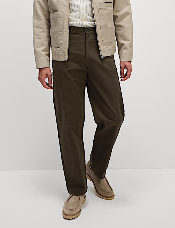 Loose Fit Stretch Chinos - CA