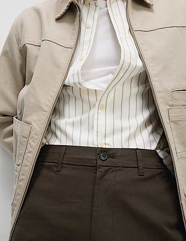 Loose Fit Stretch Chinos - CA