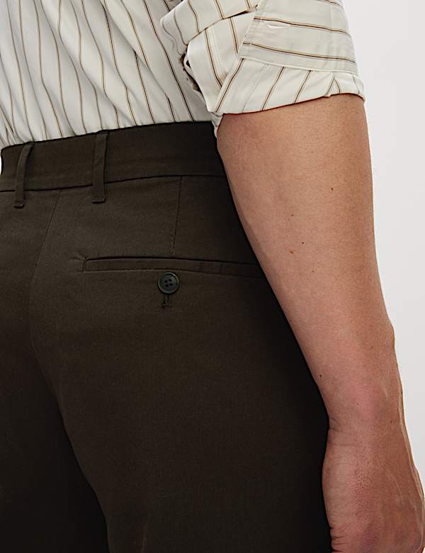 Loose Fit Stretch Chinos - CA