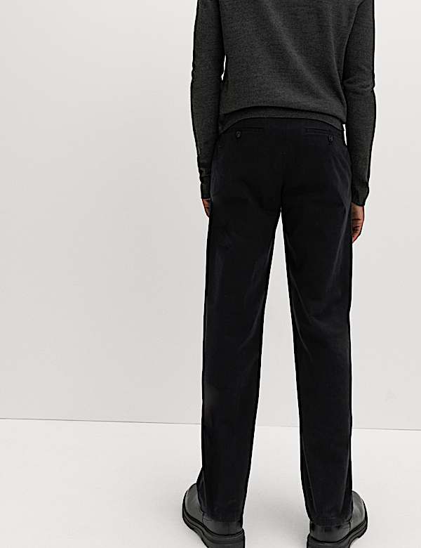 Loose Fit Stretch Chinos