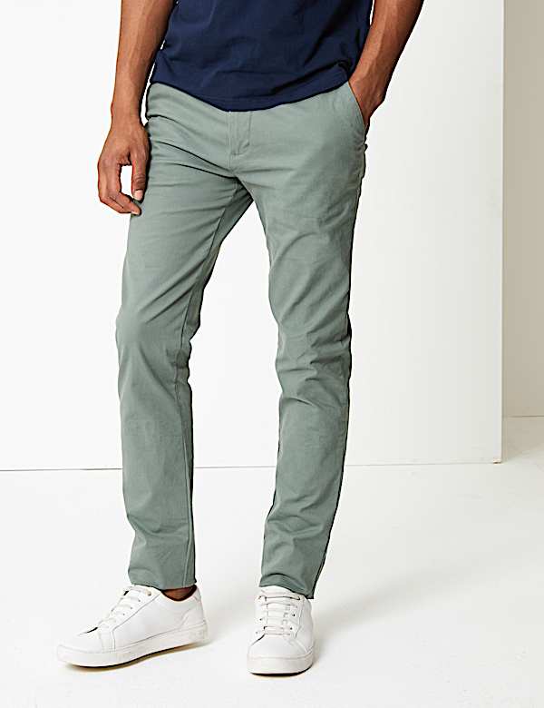 Skinny Fit Stretch Chinos