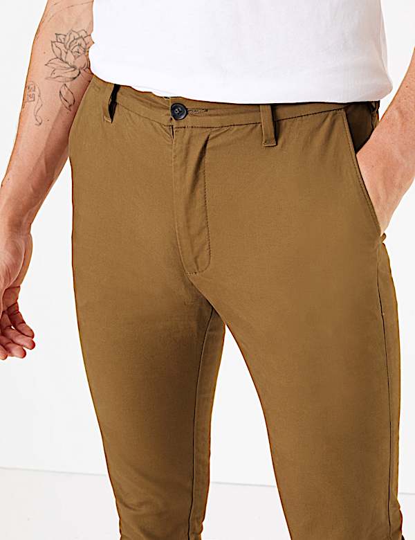 Skinny Fit Stretch Chinos