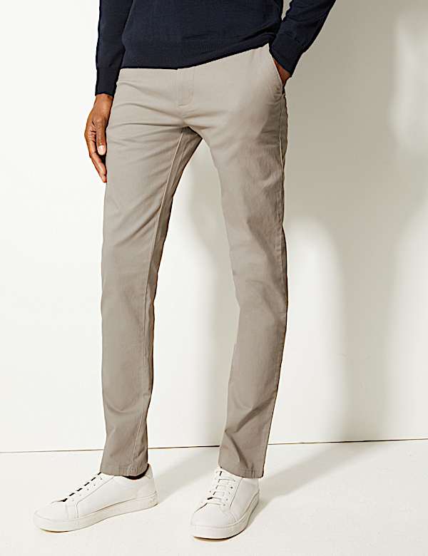Skinny Fit Stretch Chinos