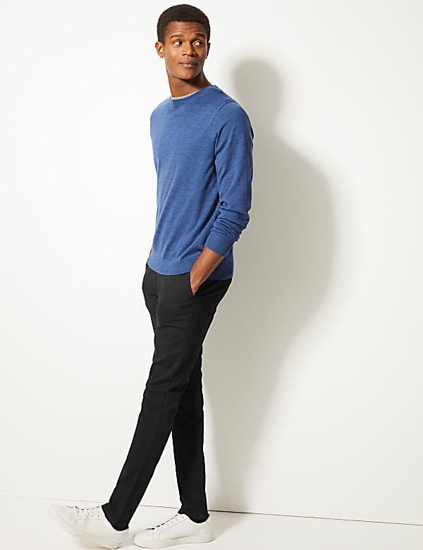 Skinny Fit Stretch Chinos - DK