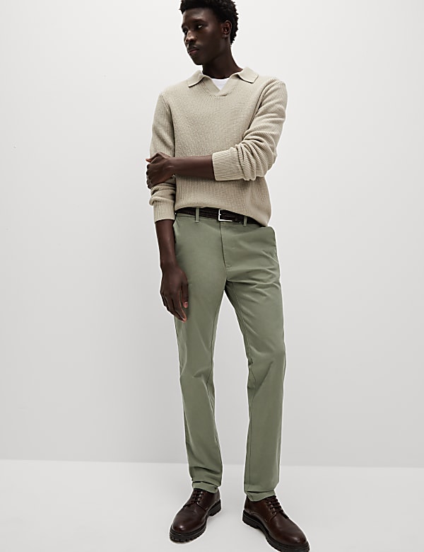 Slim Fit Stretch Chinos