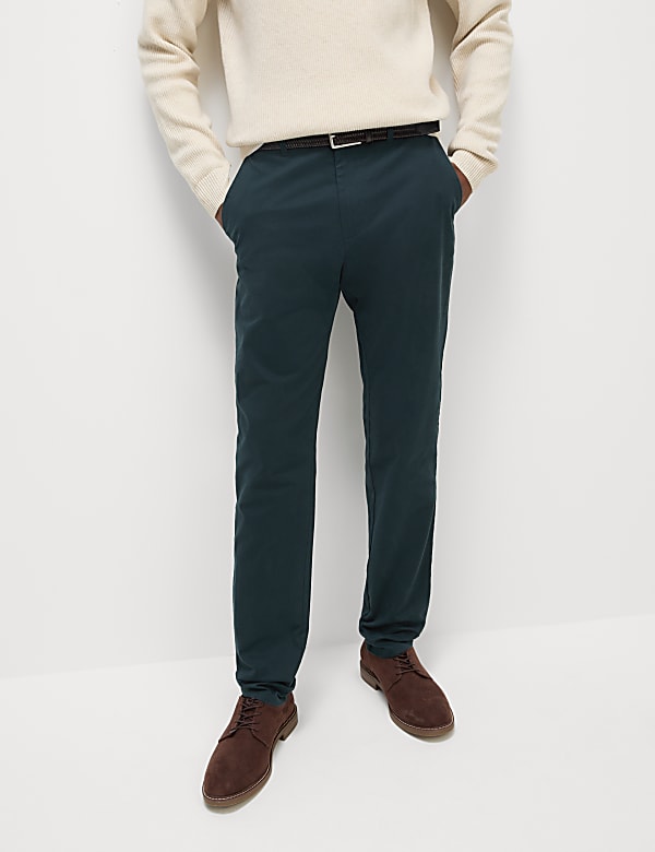 Slim Fit Stretch Chinos