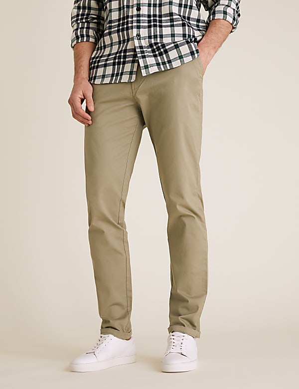 Slim Fit Stretch Chinos
