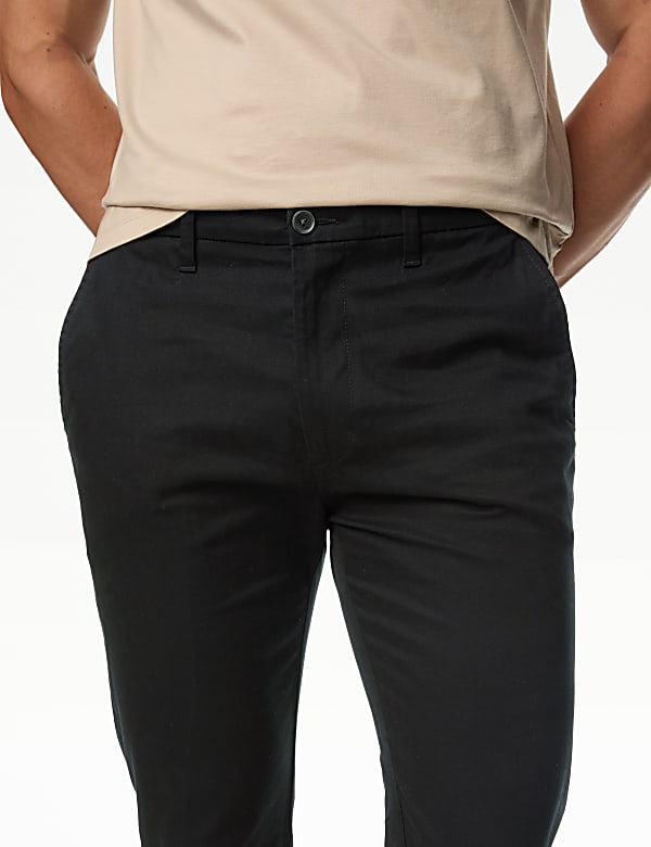 Skinny Fit Stretch Chinos