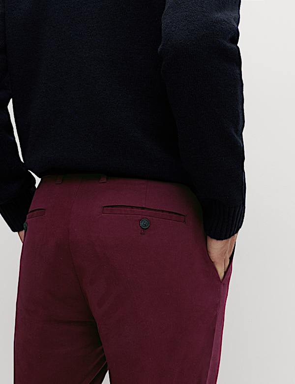 Chino slim en coton extensible - CA