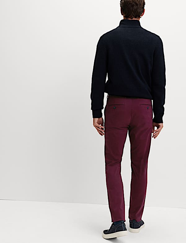 Chino slim en coton extensible - CA