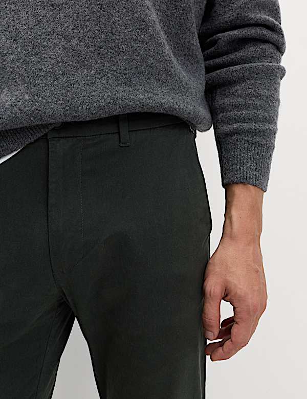 Slim Fit Cotton Rich Stretch Chinos
