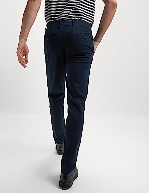 Chino slim en coton extensible - FR