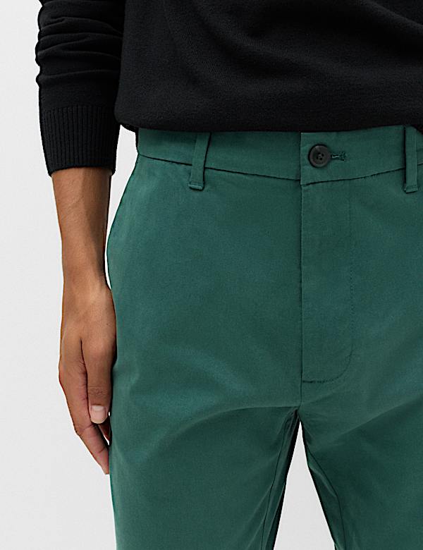 Slim Fit Cotton Rich Stretch Chinos