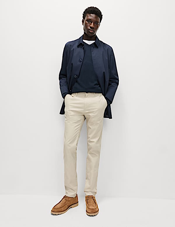 Slim Fit Cotton Rich Stretch Chinos