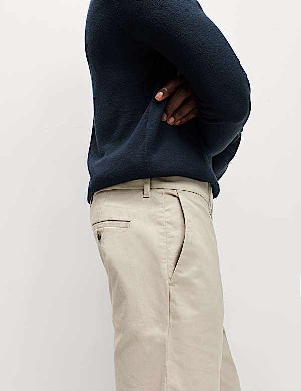 Slim Fit Cotton Rich Stretch Chinos