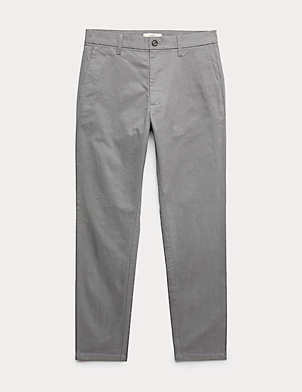 Slim Fit Cotton Rich Stretch Chinos - US