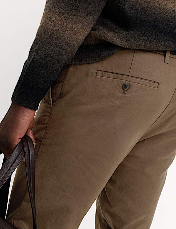 Slim Fit Cotton Rich Stretch Chinos