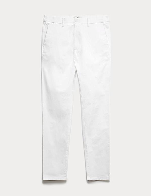 Slim Fit Cotton Rich Stretch Chinos - CA