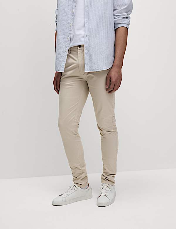 Skinny Fit Stretch Chinos - IL
