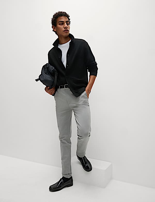 Skinny Fit Stretch Chinos - DE