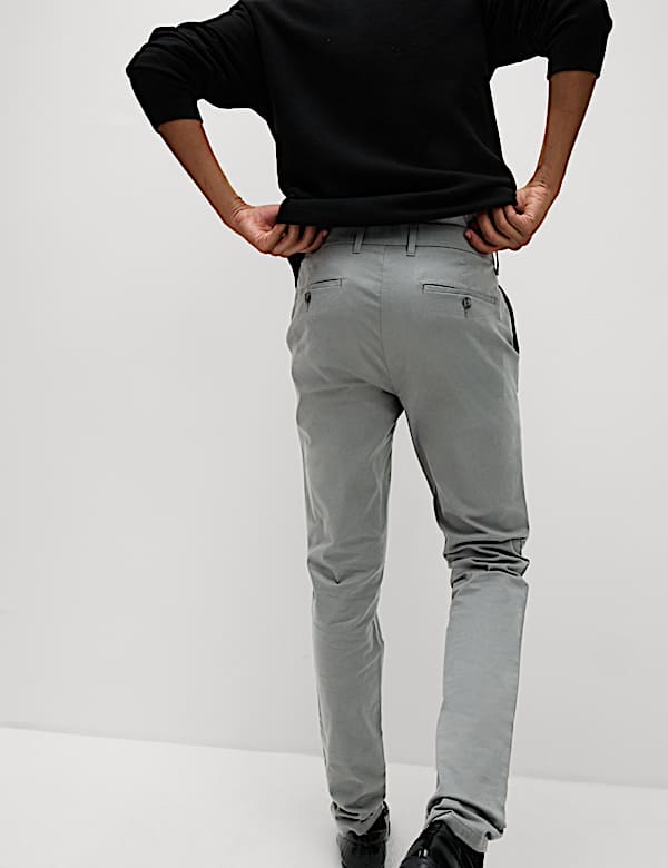 Skinny Fit Stretch Chinos - DE