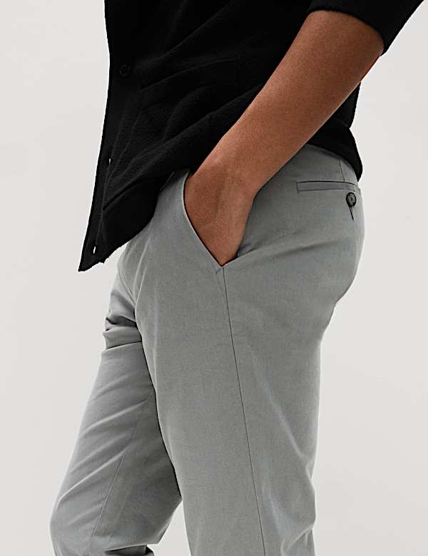 Skinny Fit Stretch Chinos - DE