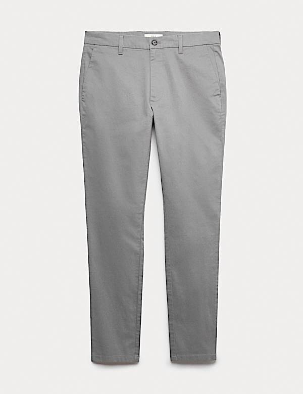 Skinny Fit Stretch Chinos - DE