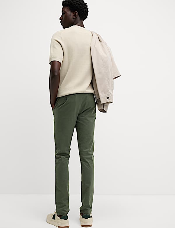 Skinny Fit Stretch Chinos - PL