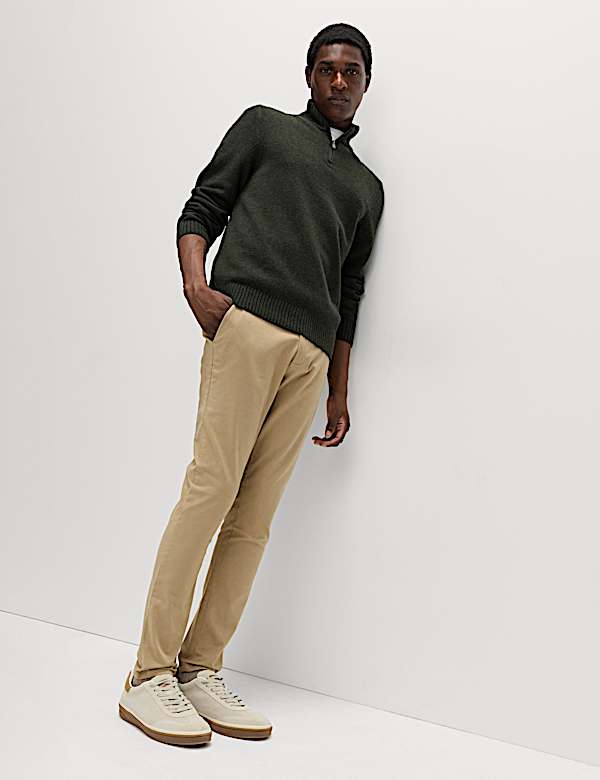 Skinny Fit Stretch Chinos - CA