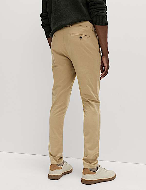 Skinny Fit Stretch Chinos - CA