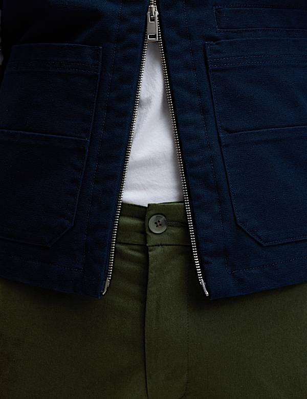 Skinny Fit Stretch Chinos - JP