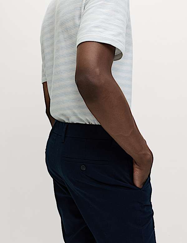 2 Pack Slim Fit Stretch Chinos - US