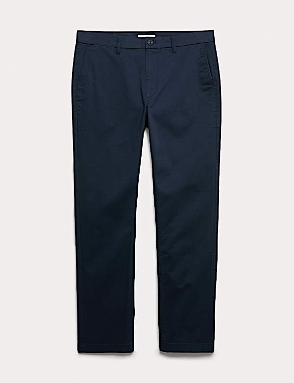 Regular Fit Twill Stretch Chinos - LV