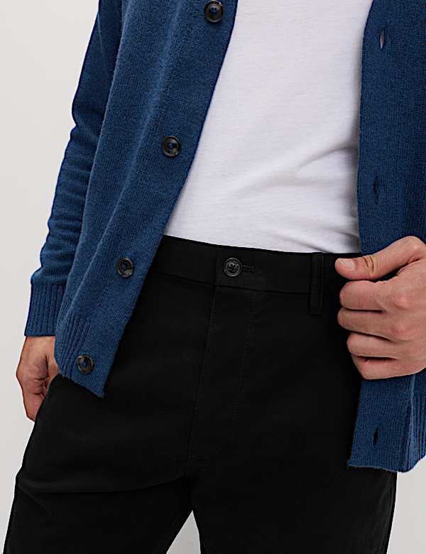 Regular Fit Twill Stretch Chinos - HR