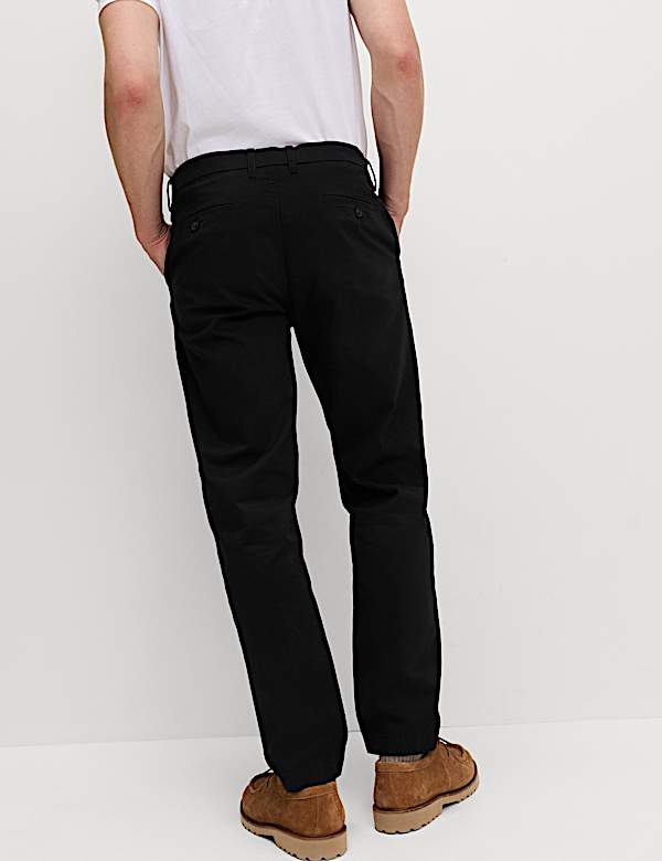 Regular Fit Twill Stretch Chinos - HR