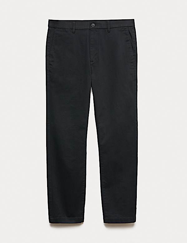 Regular Fit Twill Stretch Chinos - HR