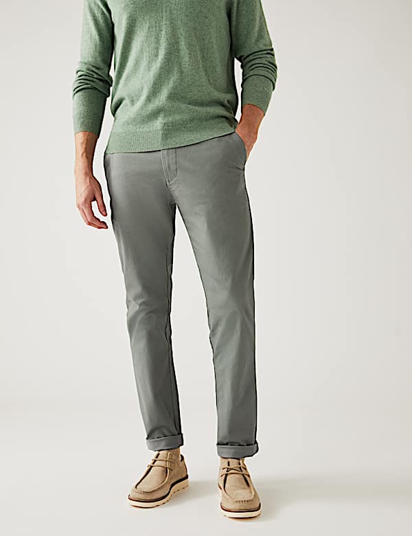 Regular Fit Stretch Chino