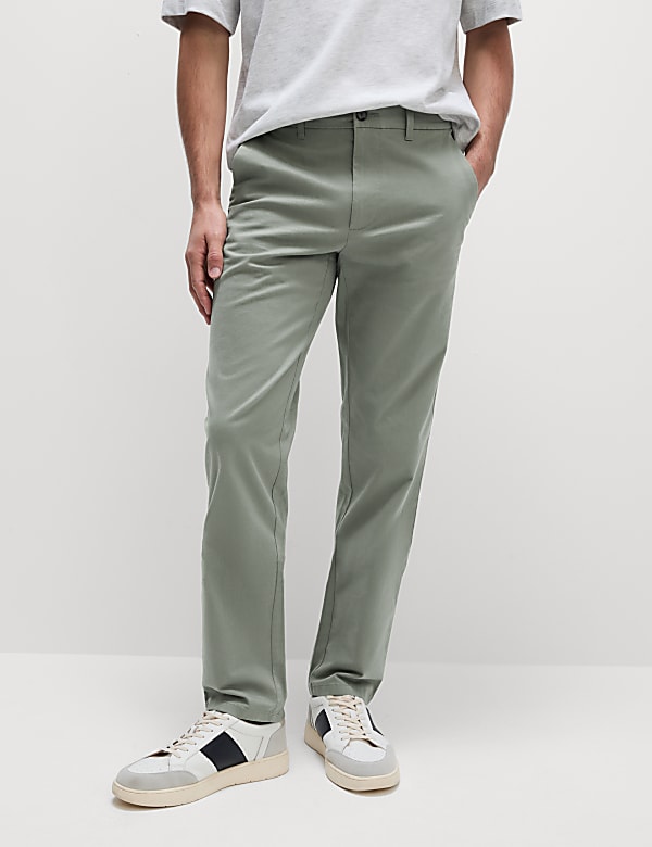 Regular Fit Stretch Chino