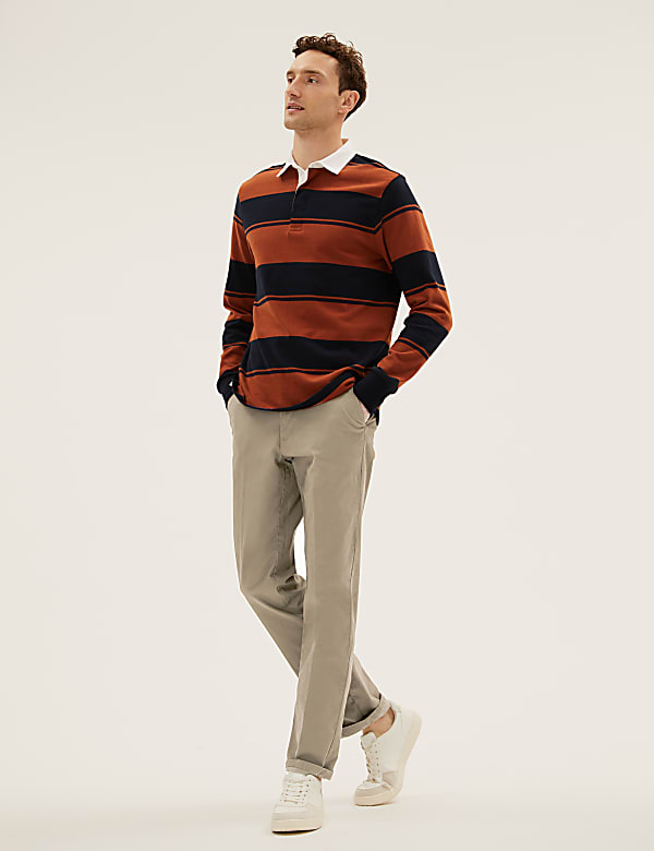 Regular Fit Stretch Chinos - DE