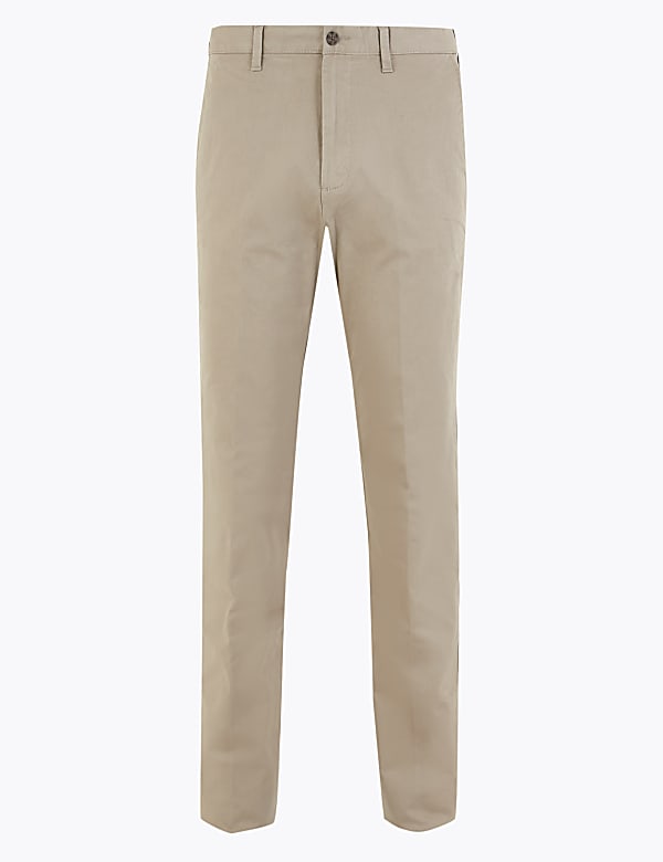 Big & Tall Regular Fit Stretch Chinos  - AU