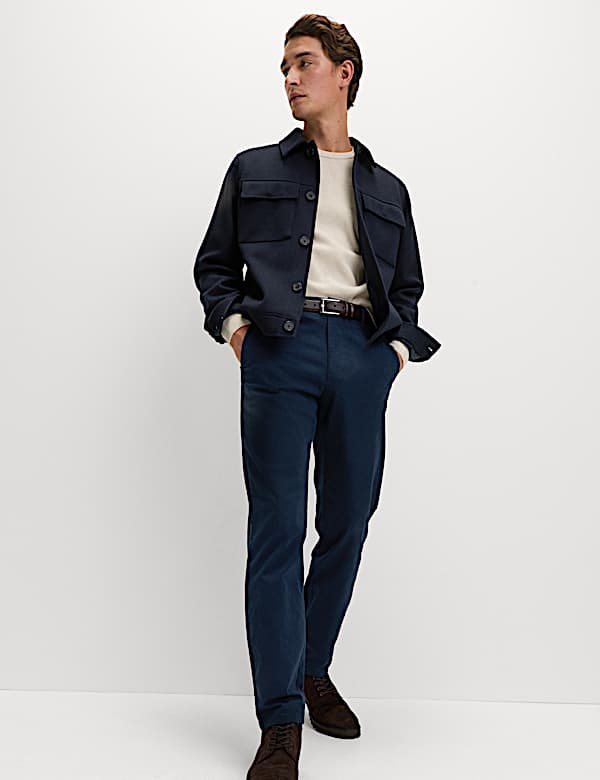 Chinosy regular fit ze streczem, 2 pary - PL