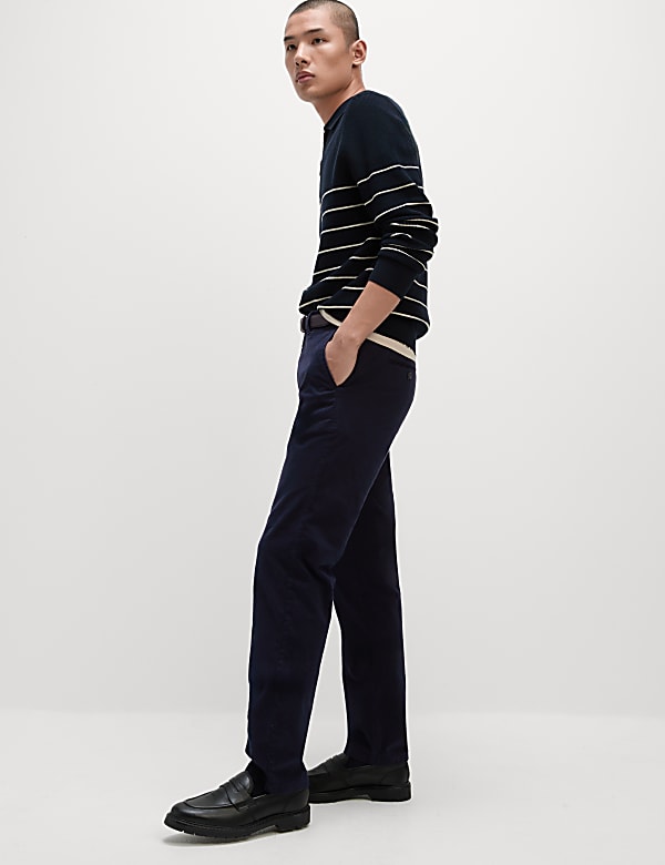 2 Pack Regular Fit Stretch Chinos - IT