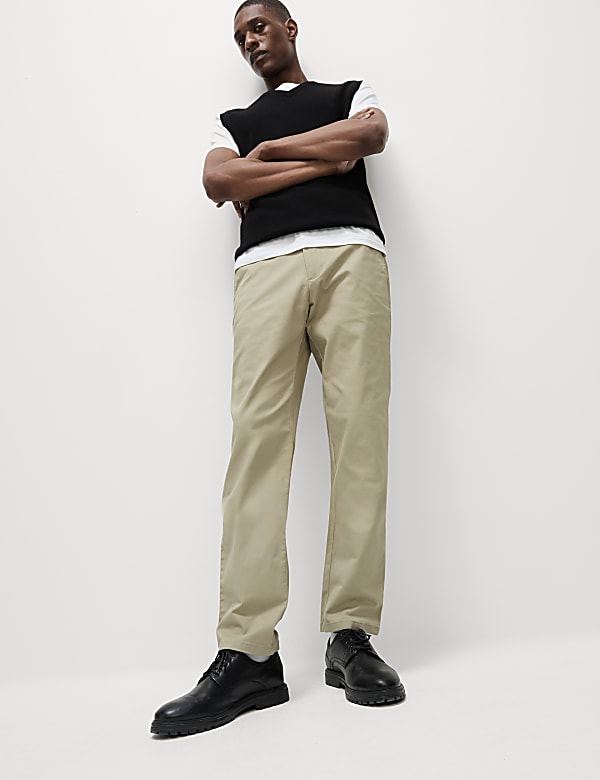 2pk Regular Fit Stretch Chinos - CZ