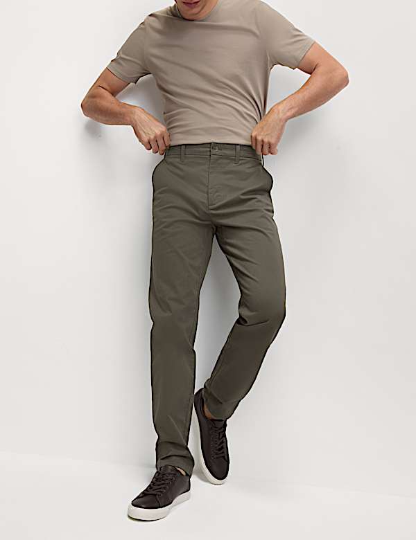 Regular Fit Stretch Chinos
